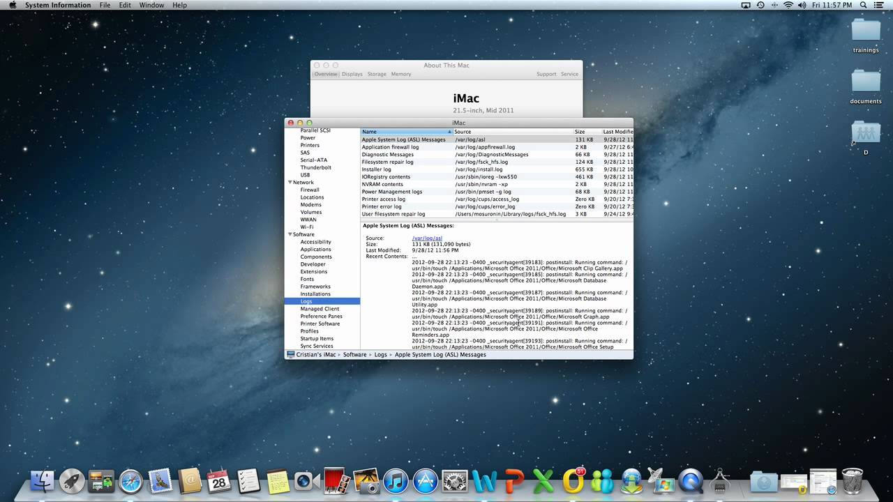 Mac System Information Legacy Software